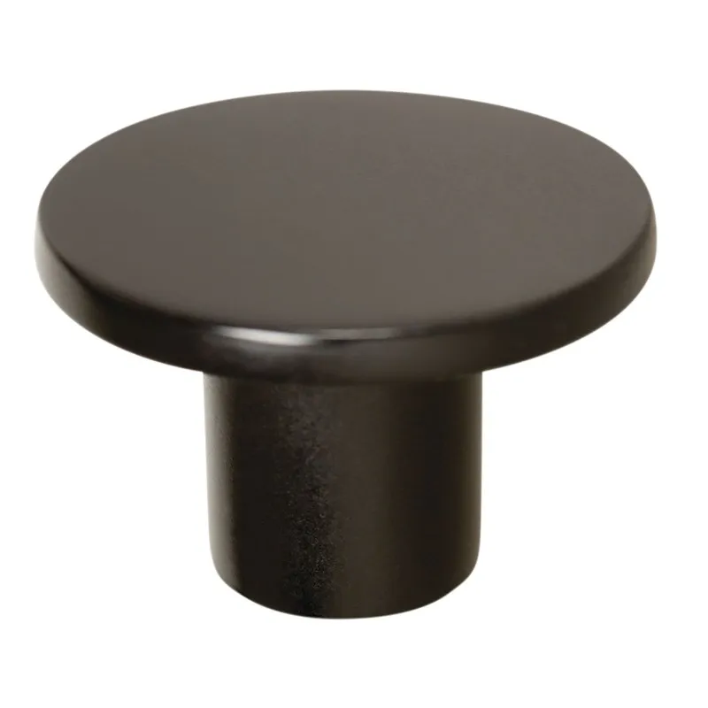 BOUTON 0168 COMO ZAMAK NOIR MAT