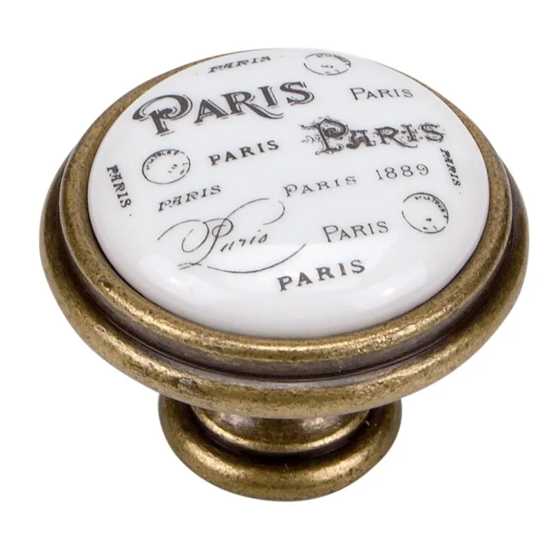 BOUTON PARIS PORCELAINE BRONZE ANTIQUE