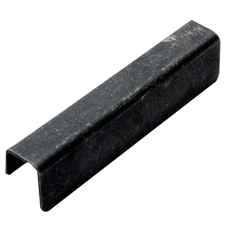 POIGNÉE COQUILLE LINEA ZAMAK NOIR MAT VEILLI